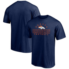 Denver Broncos Dual Threat T-Shirt Navy - NFL