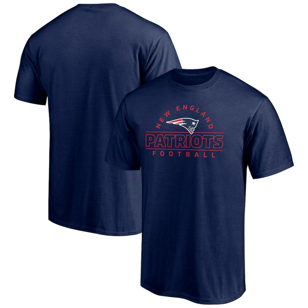 New England Patriots Dual Threat T-Shirt Navy - NFL