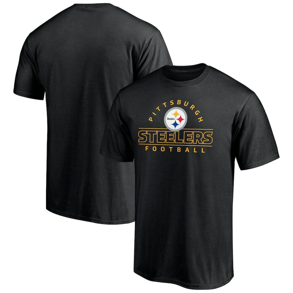 Pittsburgh Steelers Dual Threat T-Shirt Black - NFL
