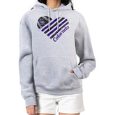 Colorado Rockies G-III 4Her by Carl Banks Women's Heart Fleece Pullover Hoodie for sale