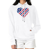 Texas Rangers G-III 4Her by Carl Banks Women's Heart Fleece Pullover Hoodie Near Me