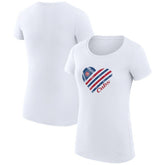 Chicago Cubs G-III 4Her by Carl Banks Women's Super-Slim Fit Lightweight Heart Graphic T-Shirt Near Me