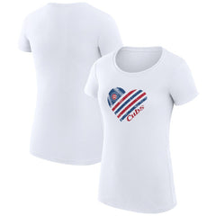 Chicago Cubs G-III 4Her by Carl Banks Women's Super-Slim Fit Lightweight Heart Graphic T-Shirt Near Me