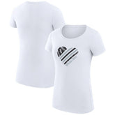 Chicago White Sox G-III 4Her by Carl Banks Women's Super-Slim Fit Lightweight Heart Graphic T-Shirt discount