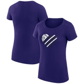 Colorado Rockies G-III 4Her by Carl Banks Women's Super-Slim Fit Lightweight Heart Graphic T-Shirt On Sale