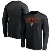 Cincinnati Bengals Squad Throwbacks Long Sleeve T-Shirt Black - NFL