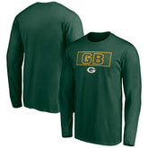 Green Bay Packers Squad Throwbacks Long Sleeve T-Shirt Green - NFL