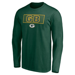 Green Bay Packers Squad Throwbacks Long Sleeve T-Shirt Green - NFL