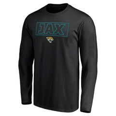 Jacksonville Jaguars Squad Throwbacks Long Sleeve T-Shirt Black - NFL
