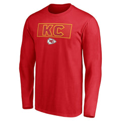 Kansas City Chiefs Squad Throwbacks Long Sleeve T-Shirt Red - NFL