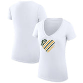 Athletics G-III 4Her by Carl Banks Women's Super-Slim Fit Lightweight Heart V-Neck T-Shirt Online