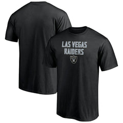 Las Vegas Raiders Game Day Stack T-Shirt Black - NFL