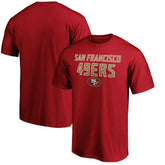 San Francisco 49ers Game Day Stack T-Shirt Scarlet - NFL