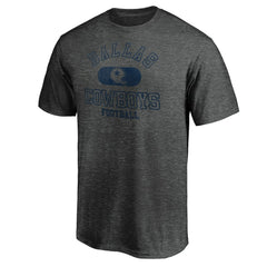 Dallas Cowboys Varsity Issued Throwback T-Shirt Heather Charcoal - NFL