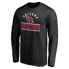 Arizona Cardinals Team Arch Knockout Long Sleeve T-Shirt Black - NFL
