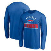Buffalo Bills Team Arch Knockout Long Sleeve T-Shirt Royal - NFL
