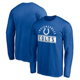 Indianapolis Colts Team Arch Knockout Long Sleeve T-Shirt Royal - NFL