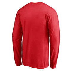 Chicago Blackhawks Team Arch Knockout Long Sleeve T-Shirt Red