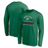 Dallas Stars - Team Arch Knockout Long Sleeve T-Shirt Kelly Green