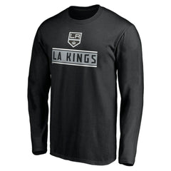 Los Angeles Kings - Team Arch Knockout Long Sleeve T-Shirt Black