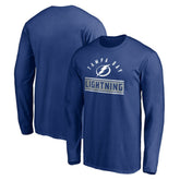 Tampa Bay Lightning - Team Arch Knockout Long Sleeve T-Shirt Blue