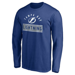 Tampa Bay Lightning - Team Arch Knockout Long Sleeve T-Shirt Blue