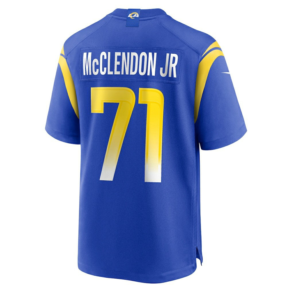 Warren McClendon Jr. Los Angeles Rams Team Game Jersey - Royal | NFL Jerseys