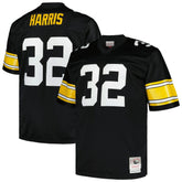 Franco Harris Pittsburgh Steelers Big & Tall 1976 Legacy Retired Player Jersey Black - Mitchell & Ness