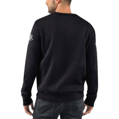 Pittsburgh Penguins Starter x NHL Black Ice Cross Check Pullover Sweatshirt Black