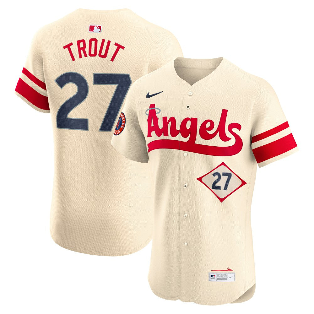 Mike Trout Los Angeles Angels Nike City Connect Elite Player Jersey On Sale
