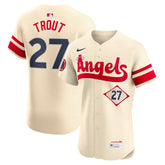 Mike Trout Los Angeles Angels Nike City Connect Elite Player Jersey On Sale