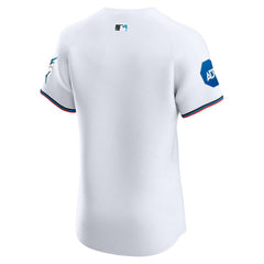 Miami Marlins Nike Home Elite Patch Jersey Lifestyle