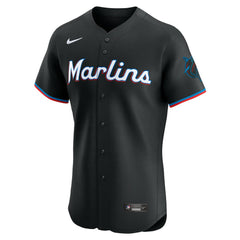 Miami Marlins Nike Alternate Vapor Premier Elite Patch Jersey discount