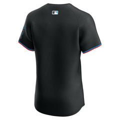 Miami Marlins Nike Alternate Vapor Premier Elite Patch Jersey discount