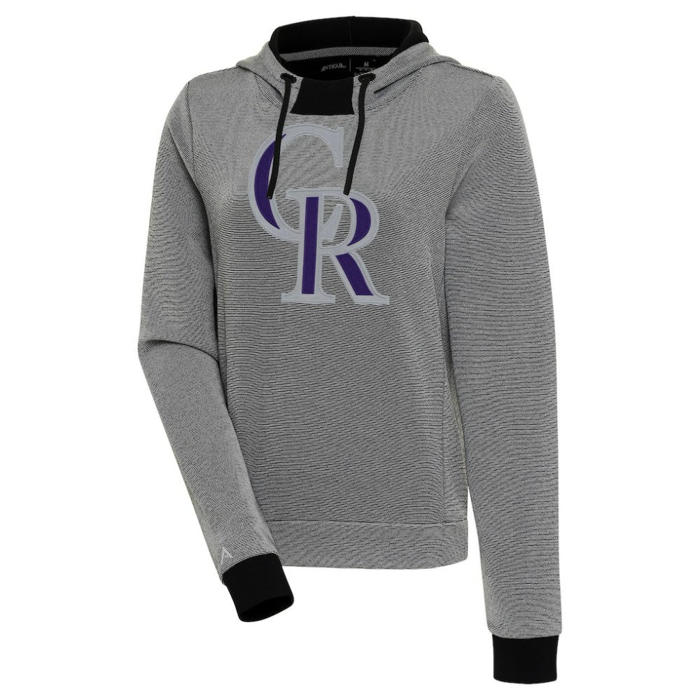 Colorado Rockies Antigua Women's Axe Bunker Tri-Blend Pullover Hoodie Online