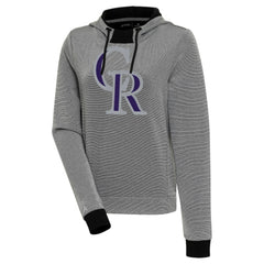 Colorado Rockies Antigua Women's Axe Bunker Tri-Blend Pullover Hoodie Online