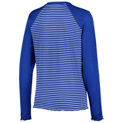 Buffalo Bills Antigua Women's Maverick Waffle Henley Long Sleeve T-Shirt Royal - NFL
