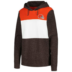 Cleveland Browns Antigua Women's Wicket Pullover Hoodie Brown - NFL