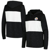 Pittsburgh Steelers Antigua Women's Wicket Pullover Hoodie Black - NFL