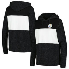 Pittsburgh Steelers Antigua Women's Wicket Pullover Hoodie Black - NFL