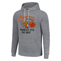 Cleveland Browns Homage Unisex NFL x Guy Fieri’s Flavortown Tri-Blend Pullover Hoodie Gray - NFL