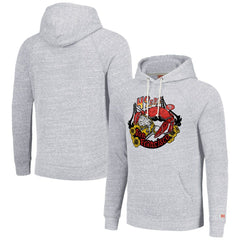 San Francisco 49ers Homage Unisex NFL x Guy Fieri’s Flavortown Tri-Blend Pullover Hoodie Ash - NFL