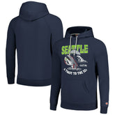 Seattle Seahawks Homage Unisex NFL x Guy Fieri’s Flavortown Tri-Blend Pullover Hoodie Navy - NFL