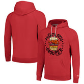 Tampa Bay Buccaneers Homage Unisex NFL x Guy Fieri’s Flavortown Tri-Blend Pullover Hoodie Red - NFL