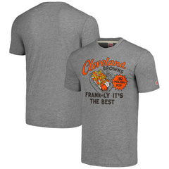 Cleveland Browns Homage Unisex NFL x Guy Fieri’s Flavortown Tri-Blend T-Shirt Gray - NFL