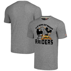 Las Vegas Raiders Homage Unisex NFL x Guy Fieri’s Flavortown Tri-Blend T-Shirt Gray - NFL