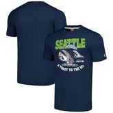 Seattle Seahawks Homage Unisex NFL x Guy Fieri’s Flavortown Tri-Blend T-Shirt Navy - NFL