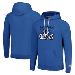 Dallas Cowboys Homage Unisex Hyperlocal Raglan Pullover Hoodie Royal - NFL