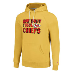 Kansas City Chiefs Homage Unisex Hyperlocal Raglan Pullover Hoodie Gold - NFL