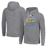 Los Angeles Chargers Homage Unisex Hyperlocal Raglan Pullover Hoodie Gray - NFL